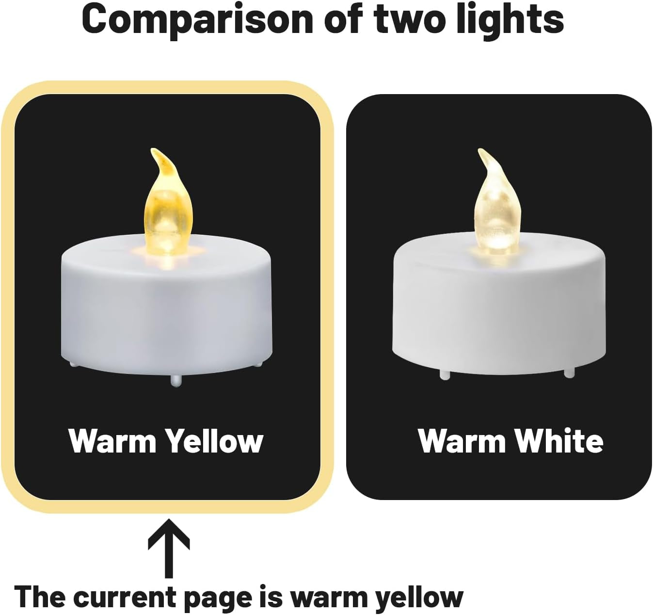 Battery Operated LED Tea Lights:50 Pack Flameless Votive Candles Lamp Realistic and Bright Flickering Long Lasting 200Hours for Wedding Holiday Party Home Decoration (Warm White)