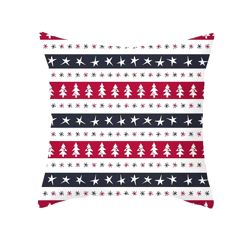 45Cm Christmas Cushion Cover Pillowcase 2025 Christmas Decorations for Home Ornament Xmas New Year Christmas Decor 2026 Noel