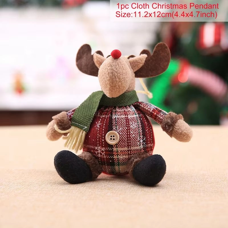 Telescopic Christmas Doll Merry Christmas Decorations for Home 2025 Christmas Ornament Xmas Navidad Noel Gifts New Year 2026