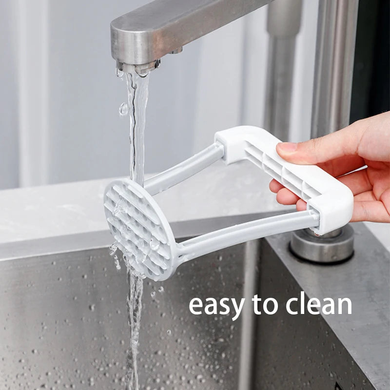 Manual Potato Masher Durable Potato Ricer Kitchen Vegetable Masher with Non-Slip Handle Fruit Juicer Kitchen Gadgets