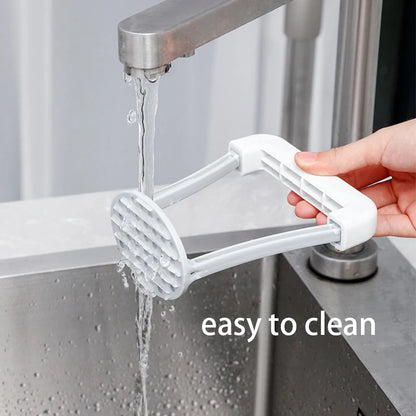 Manual Potato Masher Durable Potato Ricer Kitchen Vegetable Masher with Non-Slip Handle Fruit Juicer Kitchen Gadgets