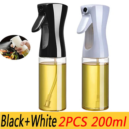 200/300/500Ml Oil Spray Bottle BBQ Cooking Olive Oil Sprayer Plastic Baking Oil Spray Empty Bottle Vinegar Bottle or Oil Brush