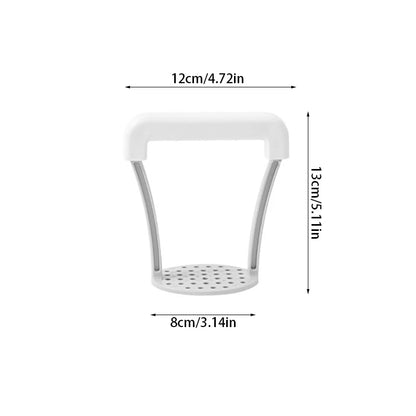 Manual Potato Masher Durable Potato Ricer Kitchen Vegetable Masher with Non-Slip Handle Fruit Juicer Kitchen Gadgets